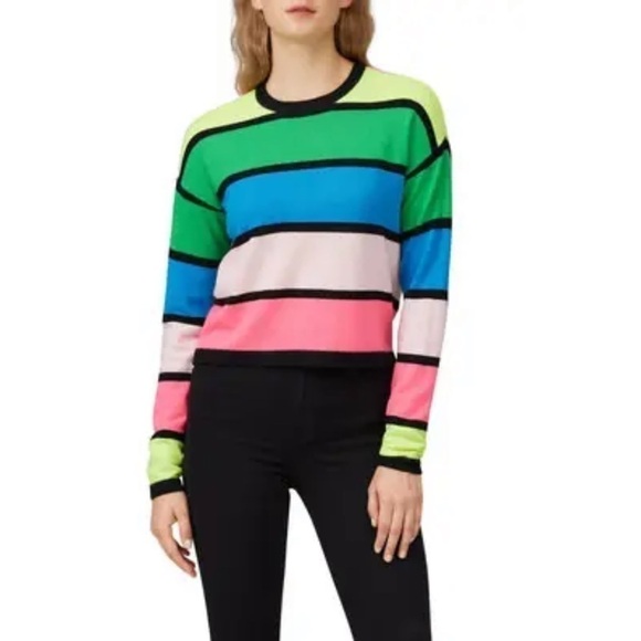 Threads of PRVLG Multi Combo Stripe Sweater - Picture 1 of 16